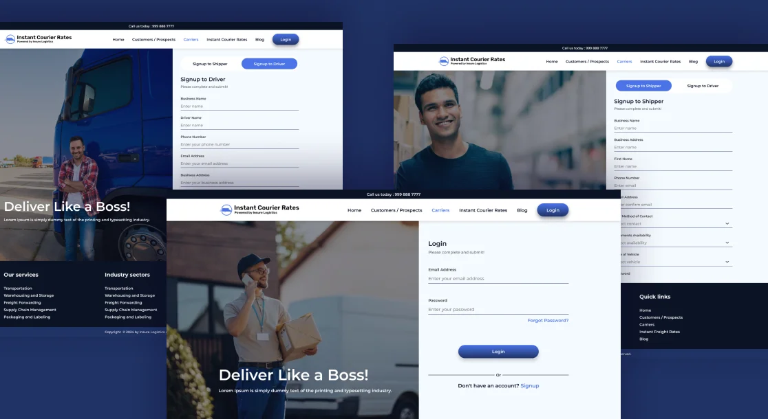 Healthcare logistics dashboard