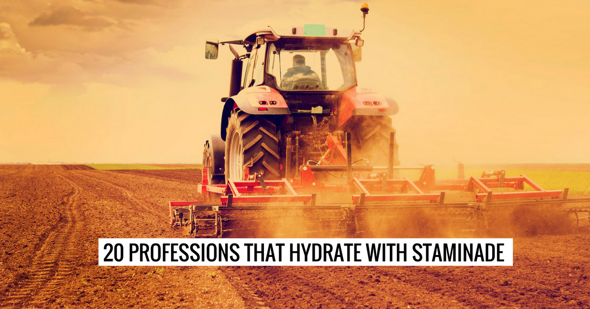 20 Professions that Hydrate with Staminade