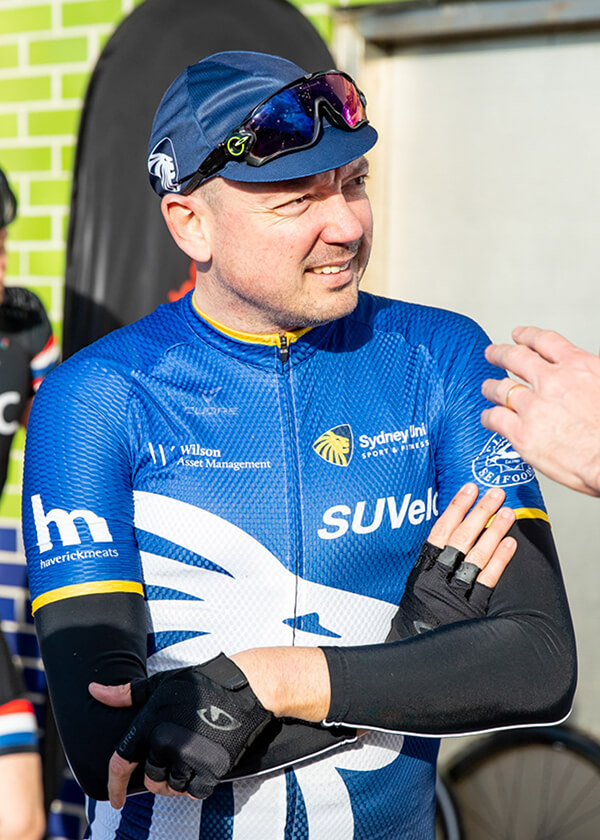Sydney Uni Velo cyclist Brett McLeod